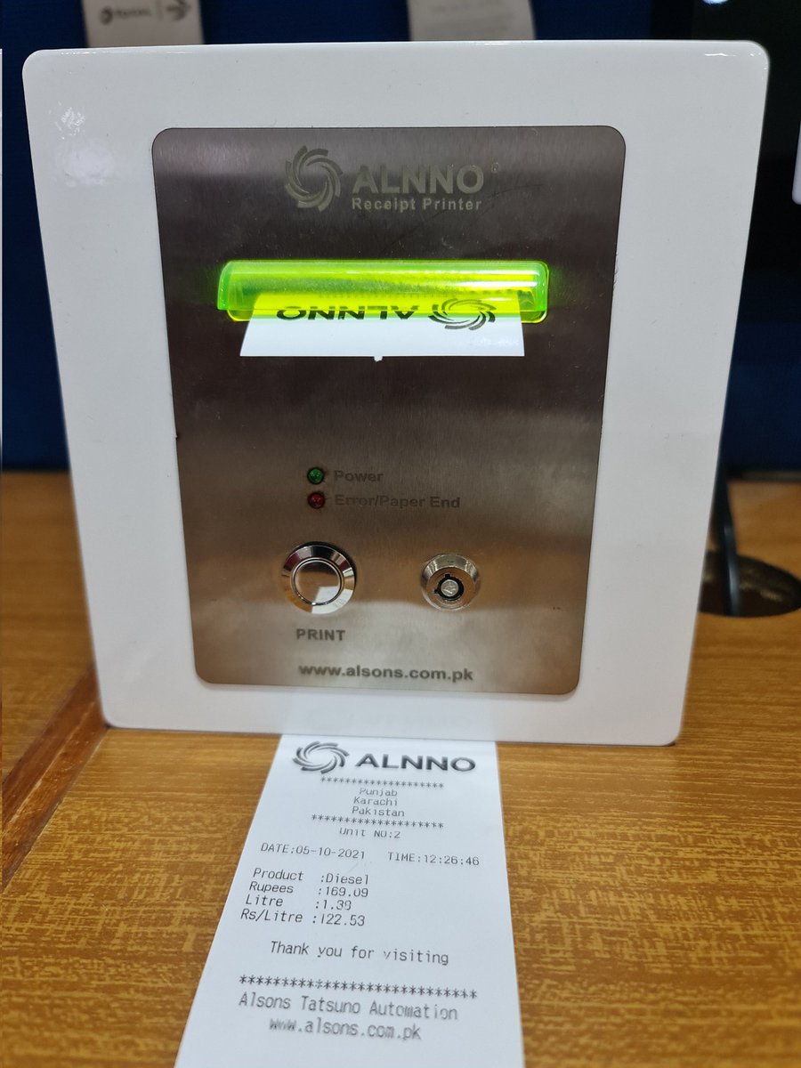 GroupAlsons's tweet photo. The #AlnnoForecourtController, and its associated range of #Automation products - designed &amp; developed by the newest company in our group #AlsonsTechnology, in association with #TatsunoCorporation of Japan - is now running live at fuel stations across #Pakistan!

#MadeInPakistan https://t.co/DR5cfKAYL4