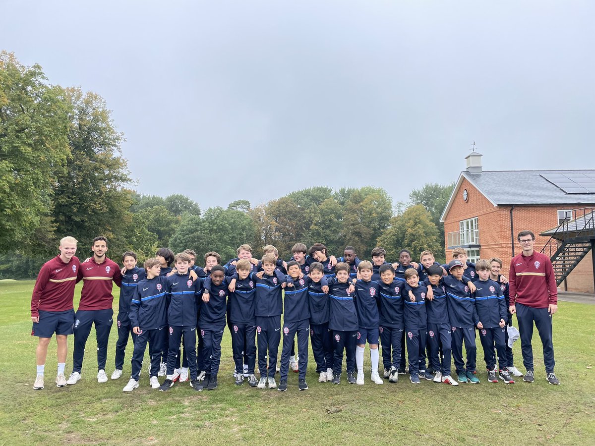 cothillsport's tweet photo. The football tour is underway! First stop @ShrewsburySch for a tour and matches with their U14s #cothillsport #footballtour https://t.co/RVhnXRfCPX