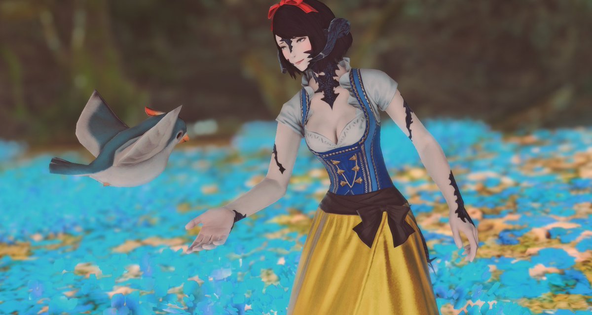 Bumbleloops's tweet photo. I really love FFXIV! ♡＼(￣▽￣)／♡

Last night there was a Disney themed club night so me and my boys went as Snow white, Piglet and Woody!

Woody and Piglet about to drop the hardest diss track though! 

#FFXIV #vtuber #FF14ハウジング #FFXIVeu #GPOSERS #Frog #Lich #Froggers https://t.co/Oum2fllldi