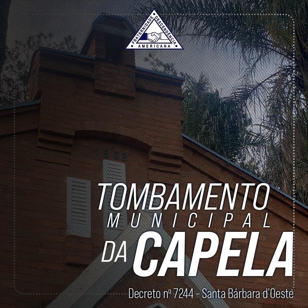 fdasbo's tweet photo. No dia de hoje, 8/11/2021, recebemos a notícia da publicação do decreto n° 7.244, de 22 de setembro de 2021, do Município de Santa Bárbara d’Oeste – SP, que oficializa o tombamento de nossa Memorial Chapel, a capela no Cemitério do Campo.
#memorialchapel #fdasbo #confederados https://t.co/2eoPNBTQGy