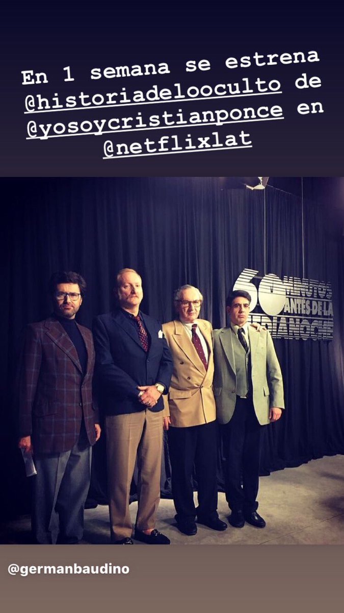 GermanBaudino's tweet photo. El 15 de Octubre @HDLO1987 @cristangram @TangramCine @NetflixLAT @CheNetflix #Hdlo #GermanBaudinoActor https://t.co/tf0JKlPsoq
