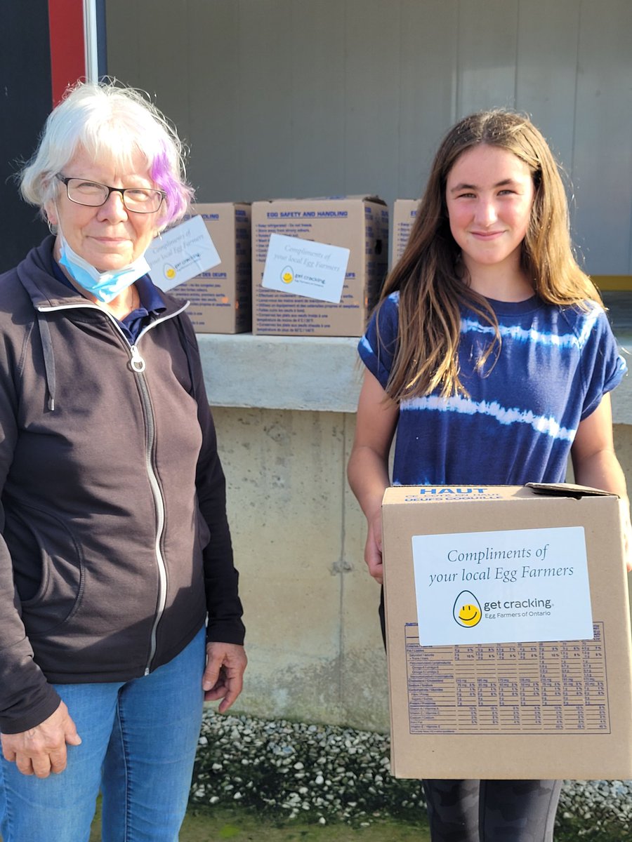 In celebration  of #WorldEggDay a donation of 75 doz eggs to <a href="/DuttonDunwich/">Dutton Dunwich</a> Food Bank and the Eat 2 Learn program.  <a href="/eggsoeufs/">Egg Farmers</a> <a href="/GetCracking/">Get Cracking</a> #ontag
