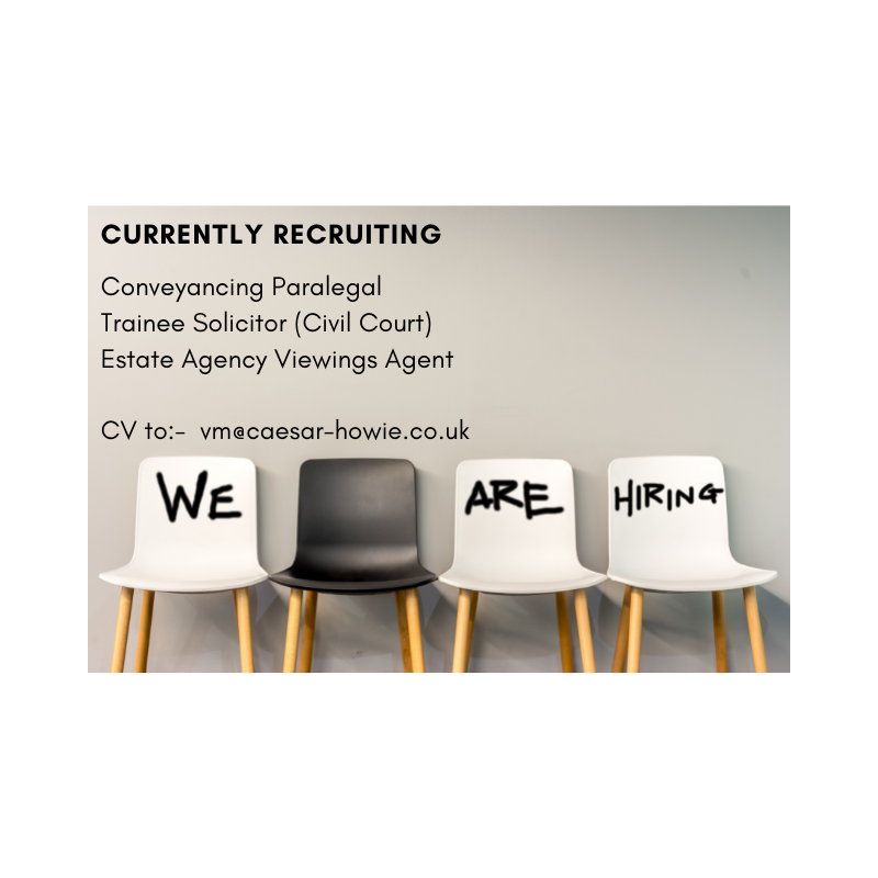 Apply here:-

caesar-howie.co.uk/about/vacancie…