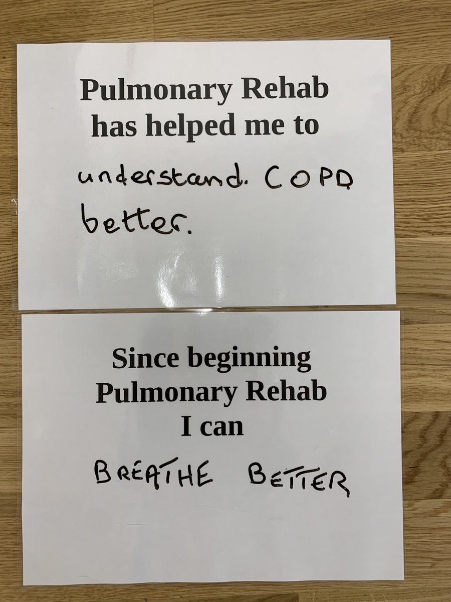 ⁦@PulmRehabNHSL⁩ ⁦@scotgov⁩ ⁦@PHLothian⁩ ⁦@lunguk⁩ ⁦@CHSScotland⁩  . Happiness is  …….Pulmonary Rehab Staff seeing improvements in their patients . #inyourownwords  #seethedifference #selfmanagement #joyatwork