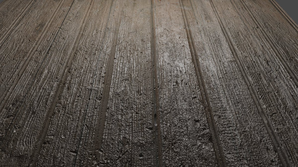 amefurifestival's tweet photo. 今日の成果。
ホラーゲームとかの床っぽいやつ。
テクスチャってすごいんだなぁ…
#blender 

参考動画：ML/Ch
https://t.co/a8XCNkOwso https://t.co/psTCEfUH0F