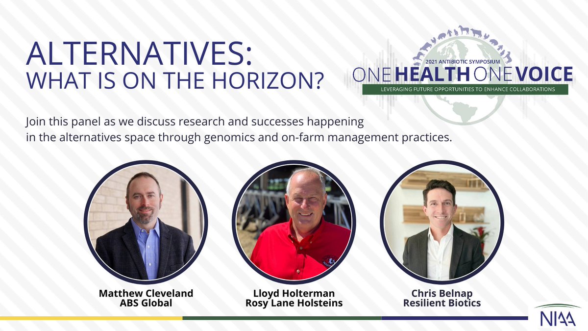 NIAA (@niaa_comm) on Twitter photo Join us for the alternatives panel at Symposium discussing research and successes happening with alternatives through genomics and on-farm management practices. Register here! >> animalagriculture.org/events/11th-an…
<a href="/ABS_Global_Inc/">ABS Global, Inc.</a> Join us for the alternatives panel at Symposium discussing research and successes happening with alternatives through genomics and on-farm management practices. Register here! >> animalagriculture.org/events/11th-an…
<a href="/ABS_Global_Inc/">ABS Global, Inc.</a>