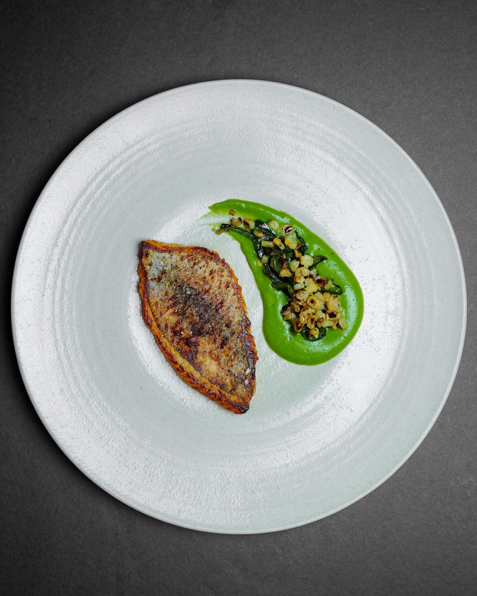 Esta semana en el #MenúSugerenciaDelChef tenemos:

- Chilpachole de jaiba.
Sardina frita.
Calabaza criolla rellena.

- Ceviche de pera.

- Ensalada de quelites y requesón.

- Sope de lechón.

- Pesca en crema de hierbas (foto).

- Tartaleta de manzana.