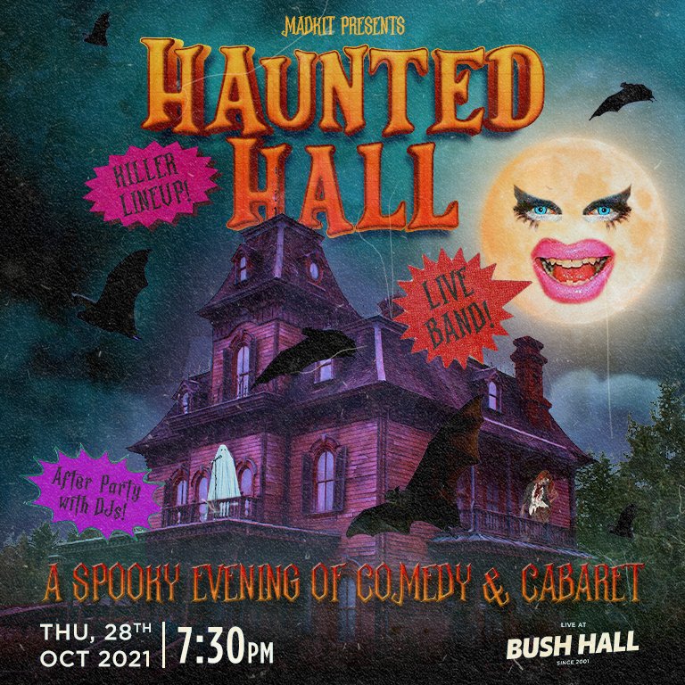 🎃Trick or treat! Dying to announce that <a href="/madeleinebye333/">madeleine bye</a> and I are producing a Halloween comedy &amp; cabaret show at Bush Hall! Keep yo eyes peeled for line up next week but expect to shriek🎃

👻 Thursday 28th October
😈 Live Band 
☠️ KILLER line up
🎟 link.dice.fm/3DYK0eDKWjb