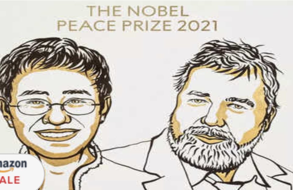 Journalists Maria Ressa of the Philippines and Dmitry Muratov of Russia!