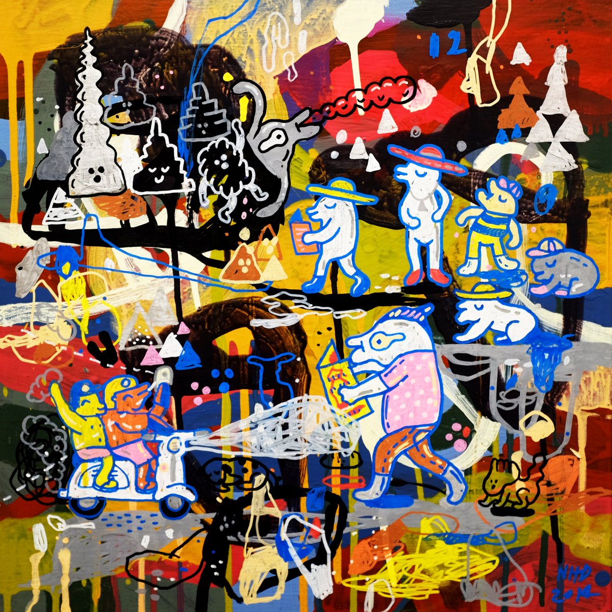 nokhookdesign's tweet photo. My 1st painting collection,
"The inside out" (2014) Solo Exhibition by
@nokhookdesign at NHD Art Gallery, Chiang Mai, Thailand, The inside out #11, 0.28 ETH,
Check out my #NFT on @opensea
🛒https://t.co/uWbDhbvfYm
#NFTs #NFTCommunity #theinsideout #NFTpainting https://t.co/jSN6Ln3rPf