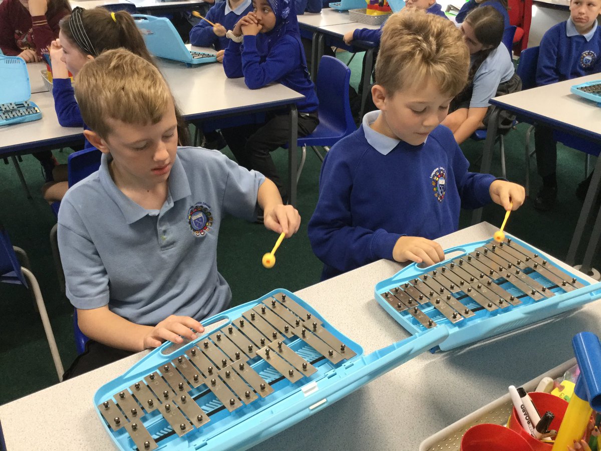 class_5p's tweet photo. Playing the glockenspiel in music this morning. https://t.co/KdKbsj3MbS