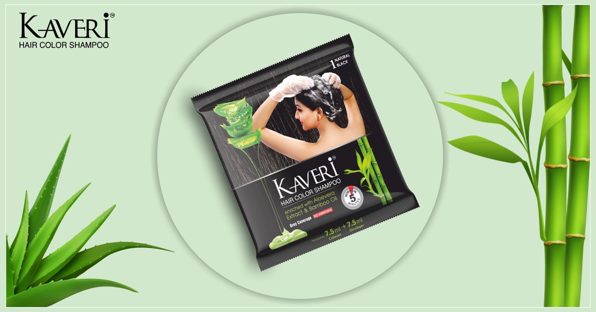 velnik_Indialtd's tweet photo. Get ride of premature grey hair in just 5 mins..!!
KAVERI HAIR COLOUR SHAMPOO 💁🏻‍♀️ Enriched with Henna extract, Aloe Vera extract &amp; Bamboo oil gives your desired hair color in just 5 min shampooing.
Buy here: https://t.co/WmtYLNzilI
#KaveriHairColorShampoo #HairColorShampoo https://t.co/Ld0yIAzaEM