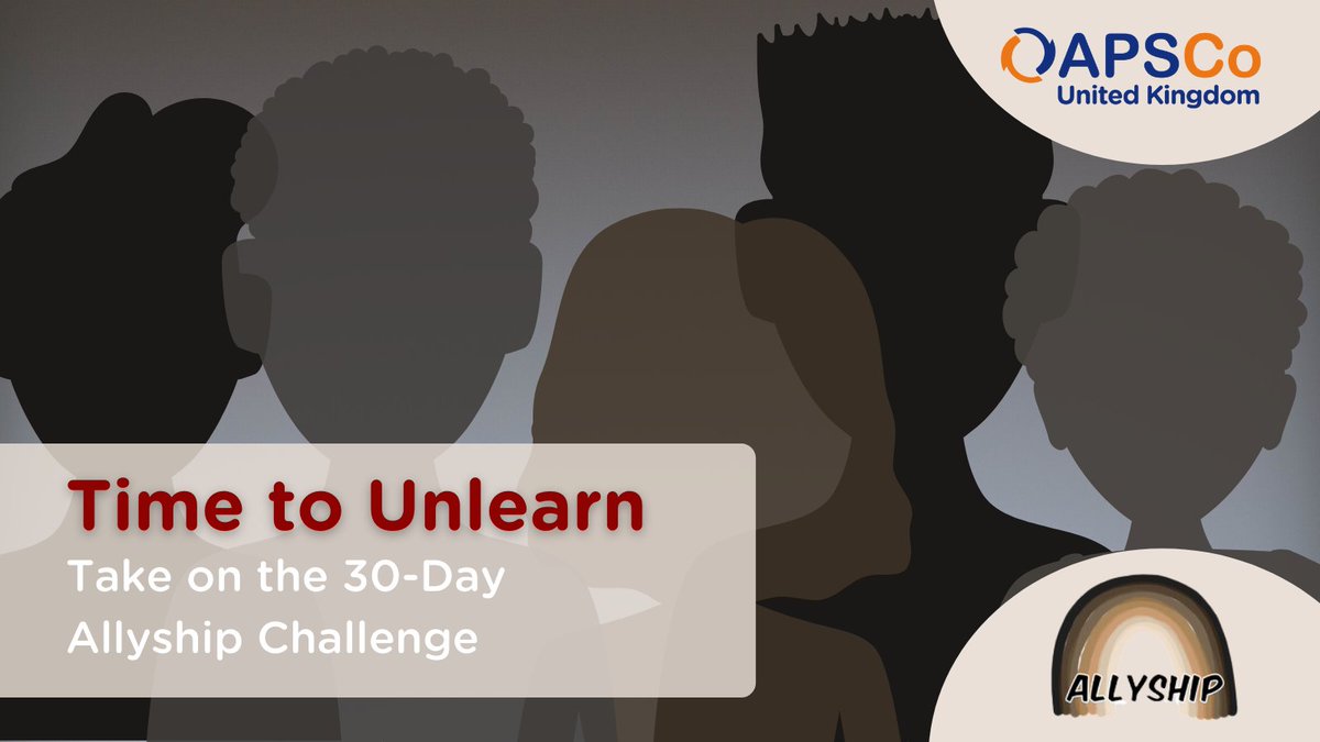 This week we celebrate #BlackHistoryMonth by Unlearning to Amplify &amp; Activate.

We want to challenge ourselves &amp; #APSCoMembers to take action, do better &amp; be better through learning. Be intentional in exposing yourself to difference - Access #APSCoEmbrace: bit.ly/3n9ny5C