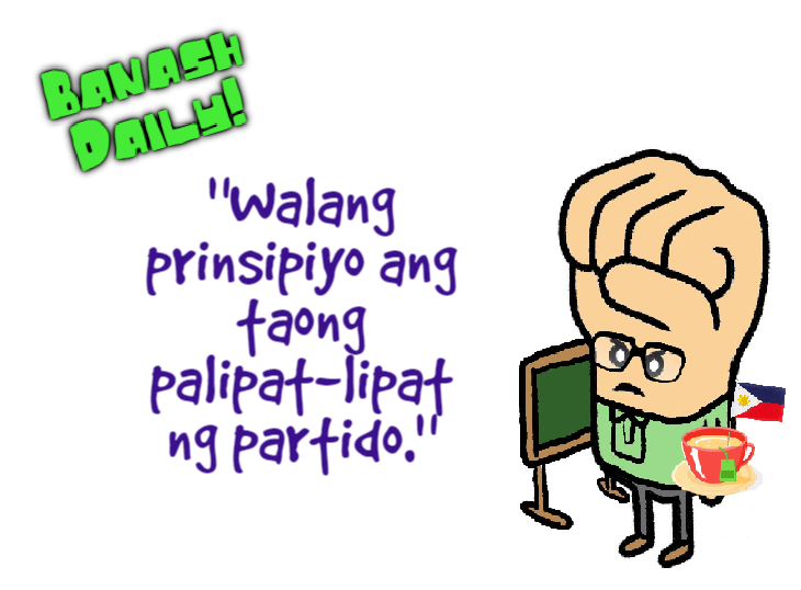 TitoTok88's tweet photo. Balimbing. Paruparo. Hunyango. Isko. Joey. Trapo. #BanashDailyQuote https://t.co/16pbTa1ehK