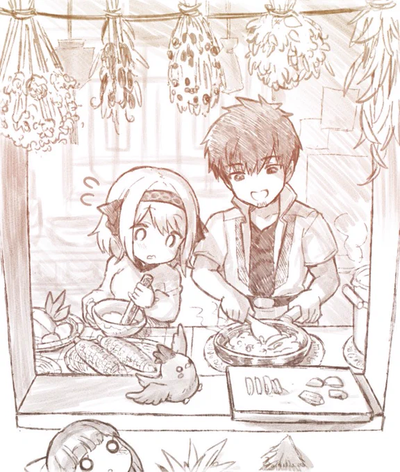 やっぱりファニーちゃんのお家のデザイン好きだーファンタジーなのにアジアンチックで草木いっぱいあって凄く素敵。#冒険者ライセンス 