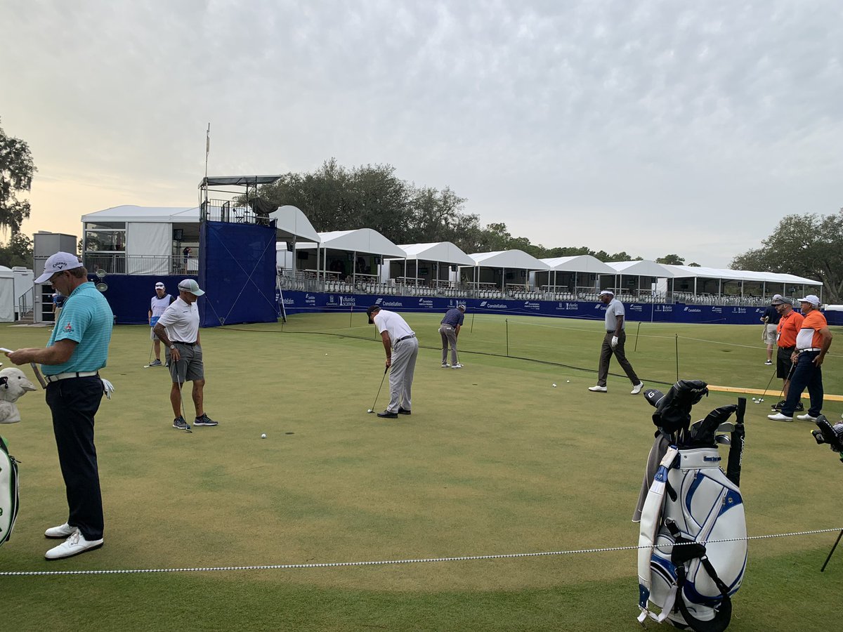 Frank_Frangie's tweet photo. Really fun morning at the Furyk and Friends Champions Tour event. https://t.co/syHFdUpACL