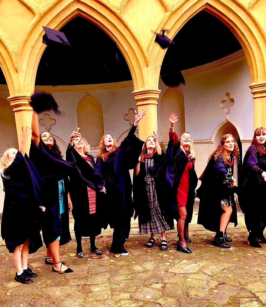 Yes, we threw them! #graduationceremony  #universityofessex #essex