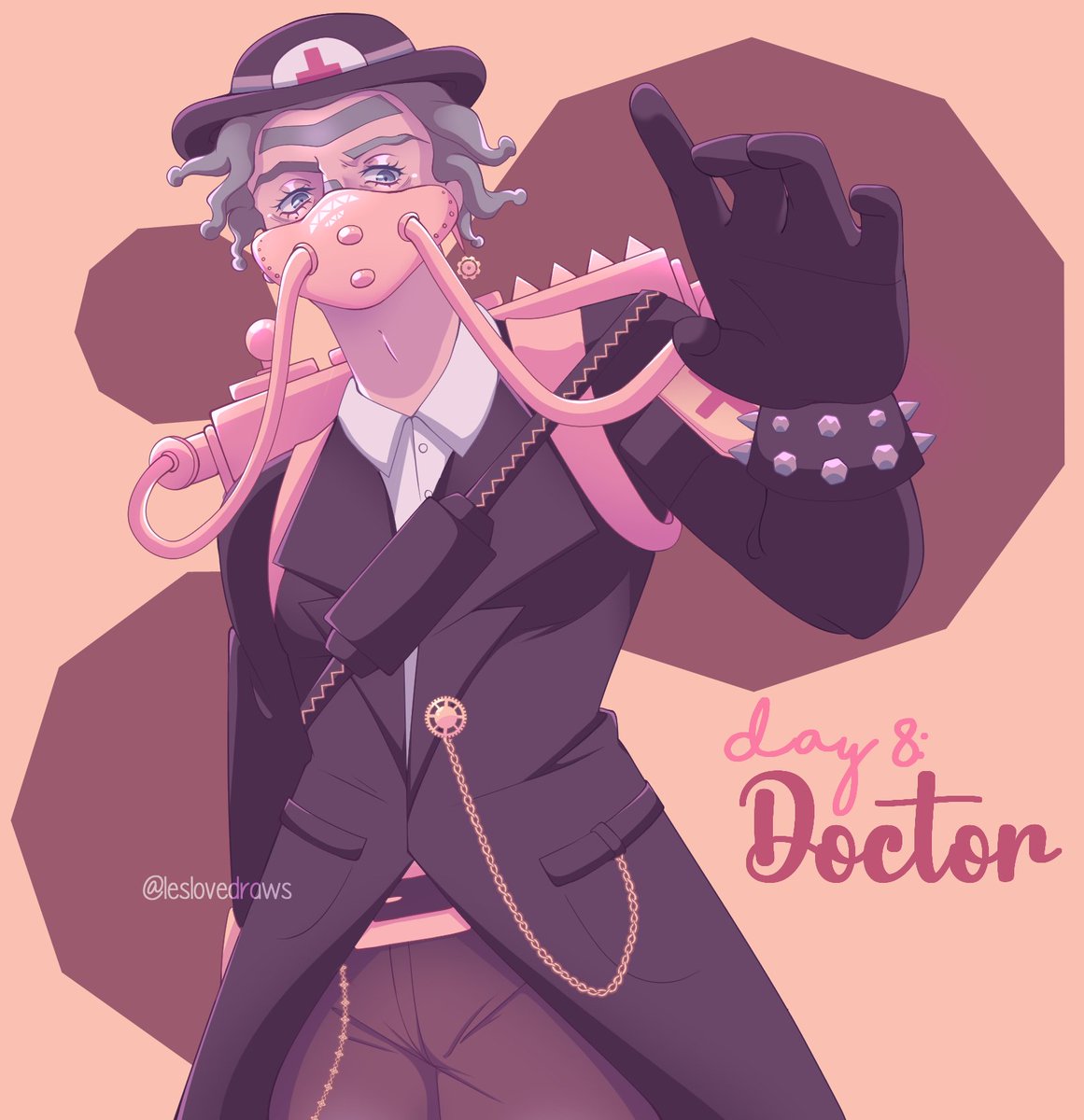 cherrylie_18's tweet photo. 🍂; day 8 - doctor
#jojotober #jojo #ciocolatta https://t.co/XrRgGyZY8U