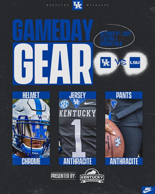 Kentucky football uniforms
