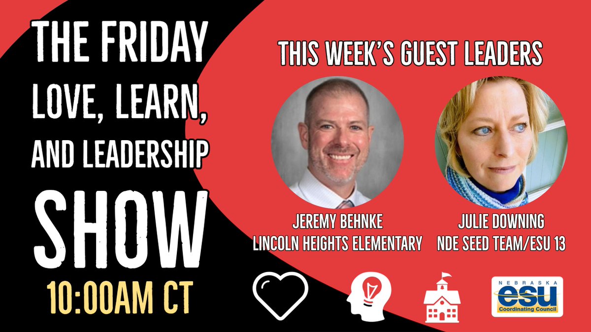 ESUCC's tweet photo. We are going live in 15 minutes with @JeremyBehnke3 & @j_downing ๐คฉ๐ ๐
Hope to see you here โฌ๏ธโฌ๏ธโฌ๏ธ
FB https://t.co/ZTLZBOk6w8
YT https://t.co/wGfWORqfDb
#ESUCC #education #FridayVibes #friyay #FridayMorning #edleaders #edleadership #school #suptchat #tlap #leadservesupport https://t.co/T5Bvv3TgYu