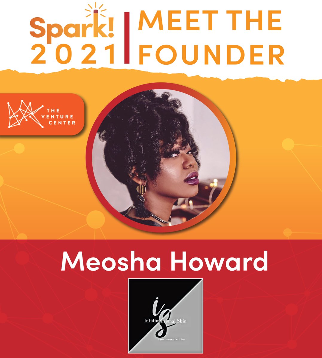 VentureCenter's tweet photo. Please meet Meosha Howard, founder of Infidimensional Skin!
Read the full Q&A here: https://t.co/8DrhG5jz22
"I never felt connected until I stepped into entrepreneurship. It motivates me everyday because I have to rely solely on myself to make my business succeed." #VCSpark https://t.co/ei4YXV5aSA
