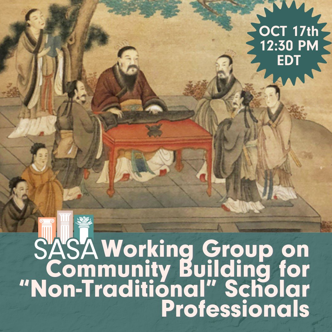 📣 Are you a Scholar who works outside a 'traditional' academic position? Join us to connect with “Non-Traditional” Scholars in the field of Ancient Studies! 🗓 Sunday, October 17th 12:30 – 2:00 PM EDT ➡️ Click here to learn more and RSVP: saveancientstudies.org/event-details/…