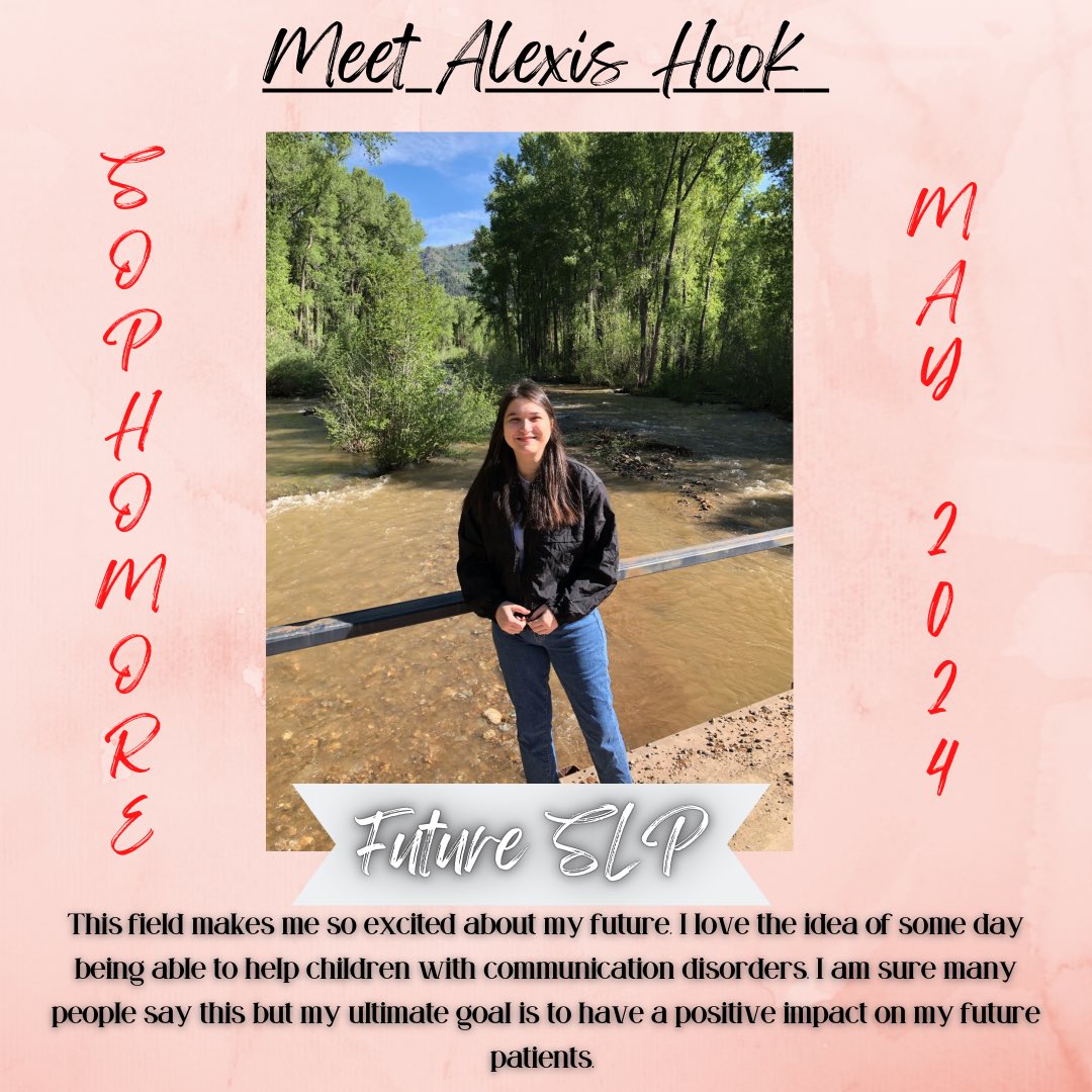 nsslhatamuk's tweet photo. 🐗 MEMBER SPOTLIGHT 🐗

Everyone meet Alexis! She is one of our Sophomores that is graduating May 2024🎓 📚 https://t.co/0TKO7zkfuq