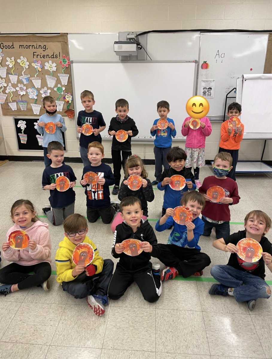 These little turkeys in <a href="/mshumbyCHE/">Ms. Humby</a> Kindergarten class at <a href="/cowanelementary/">Cowan Heights School</a> are all ready for Thanksgiving!!🦃🍂 <a href="/NLESDCA/">NLESD</a> #kindergarten #HappyThanksgiving