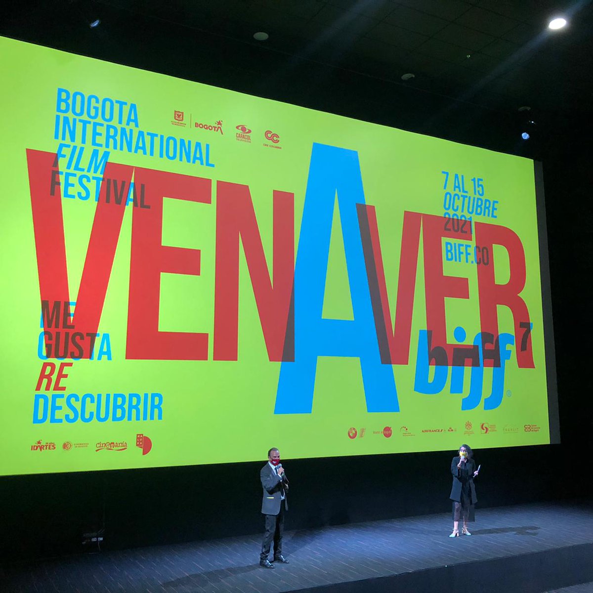 Inauguración de la séptima edición del Bogota International Film Festival - Biff 7 <a href="/BIFFcol/">BIFF Festival</a>  #DiseñoMottif