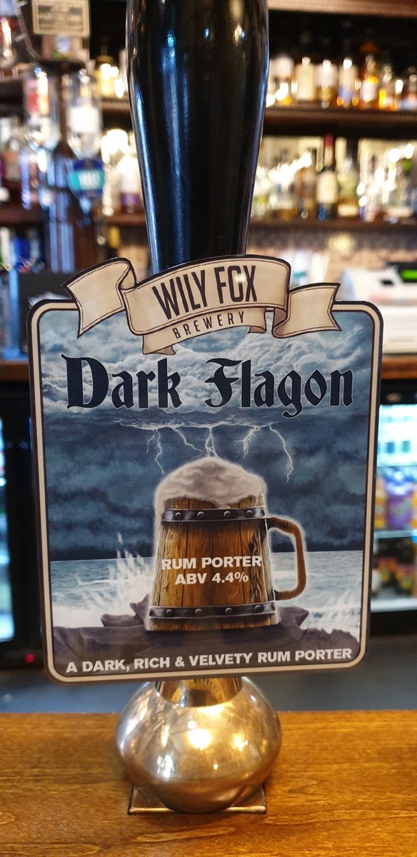 NewBarrack's tweet photo. Welcome back @WilyFoxBrewery Dark Flagon Rum Porter ...we have missed you ππΊ thanks @SmallBeerLtd and order some more please π #S6 #Hillsborough #Sheffield #familyrunpub #comingoutoflockdown #realalepub #ciderpuboftheyear #thisishillsborough https://t.co/0XBjtxwnVm