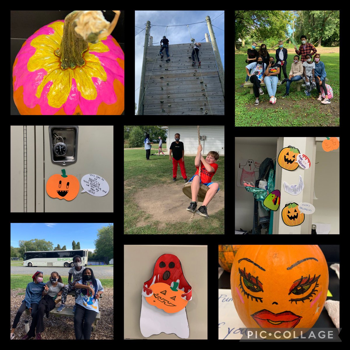 What a successful community building trip for Middle School! A full day of rock climbing, kayaking &amp; sports <a href="/CampWabanna/">Camp Wabanna</a> &amp; day <a href="/BurkeSchoolDC/">Edmund Burke School</a> filled w/ pumpkin &amp; locker decorating, moonbouncing &amp; relay racing - I think everyone is ready for a nap… 😴😴😴