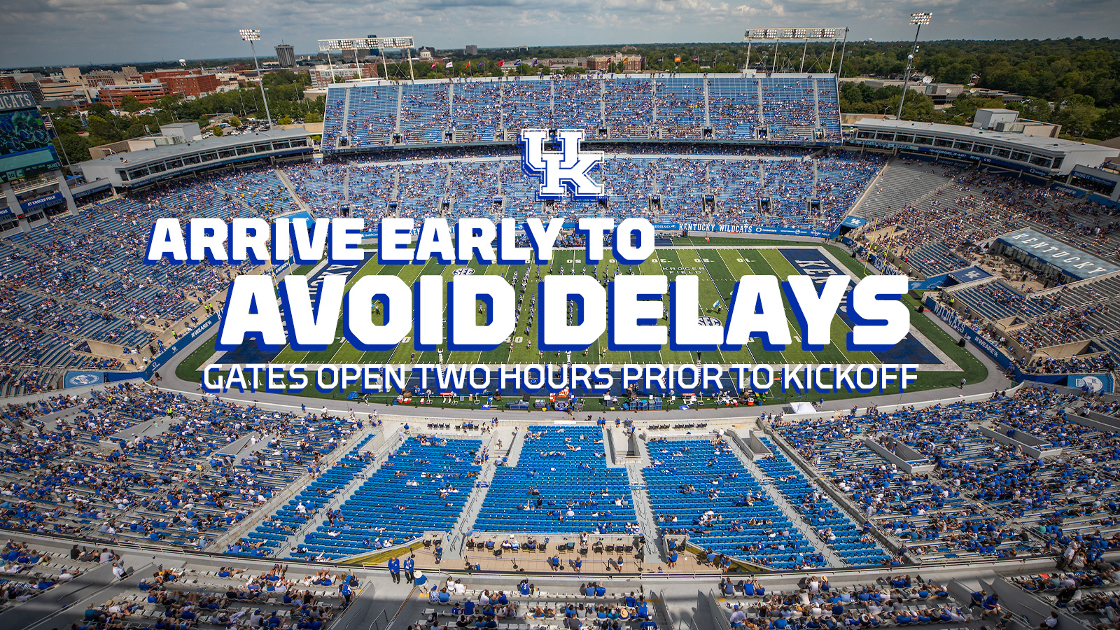 Kentucky Athletics on Twitter: "Gates 4, 9, 12 and Suites/Commonwealth  Tower Lobby will open two hours prior to kickoff. All other public gates  open 90 mins prior to game time. Look for