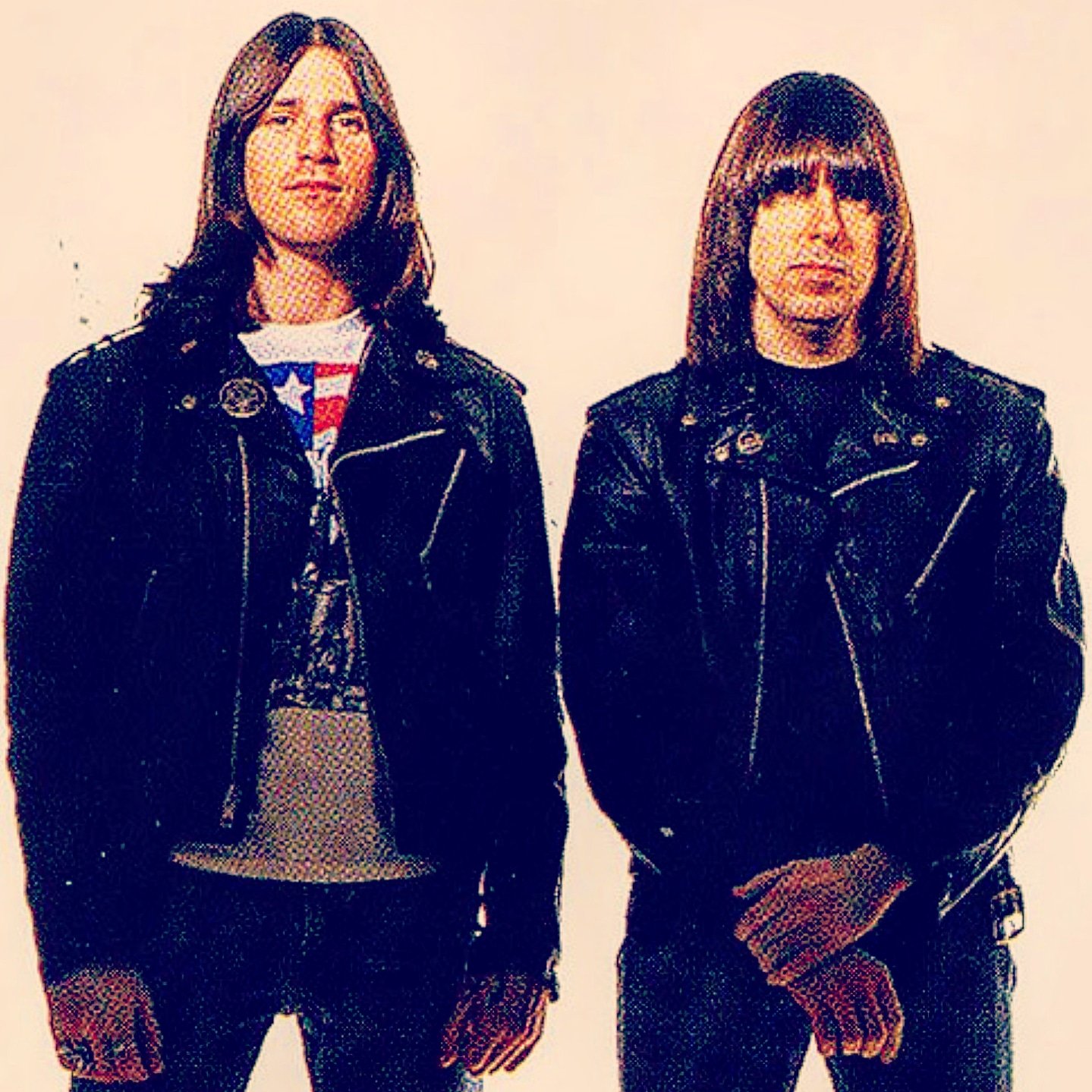 Happy birthday to CJ Ramone (1965) + Johnny Ramone (1948) of the Ramones! 