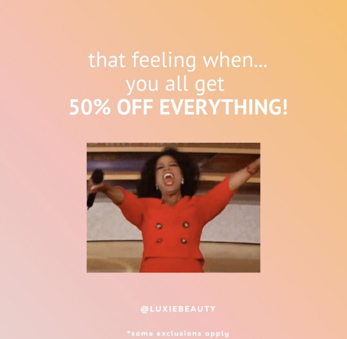 EVERYONE GETS 50% OFF! 💞✨ no code needed! Let’s go shopping!