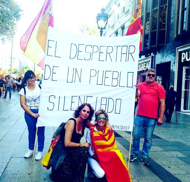 Allí estuvimos el 8 de octubre. Visca Cataluña y viva España. #juntosmejor