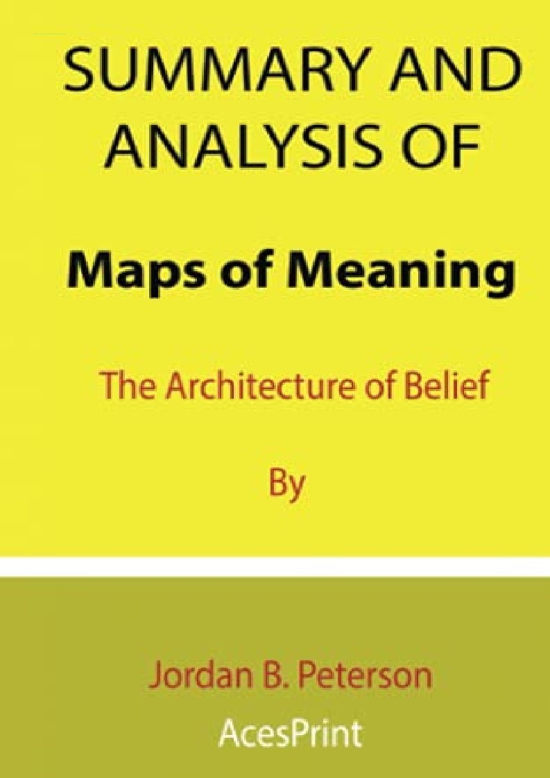 √[PDF] READ] Free Summary and Analysis of Maps Meaning: The of Belief By B. Peterson / Twitter