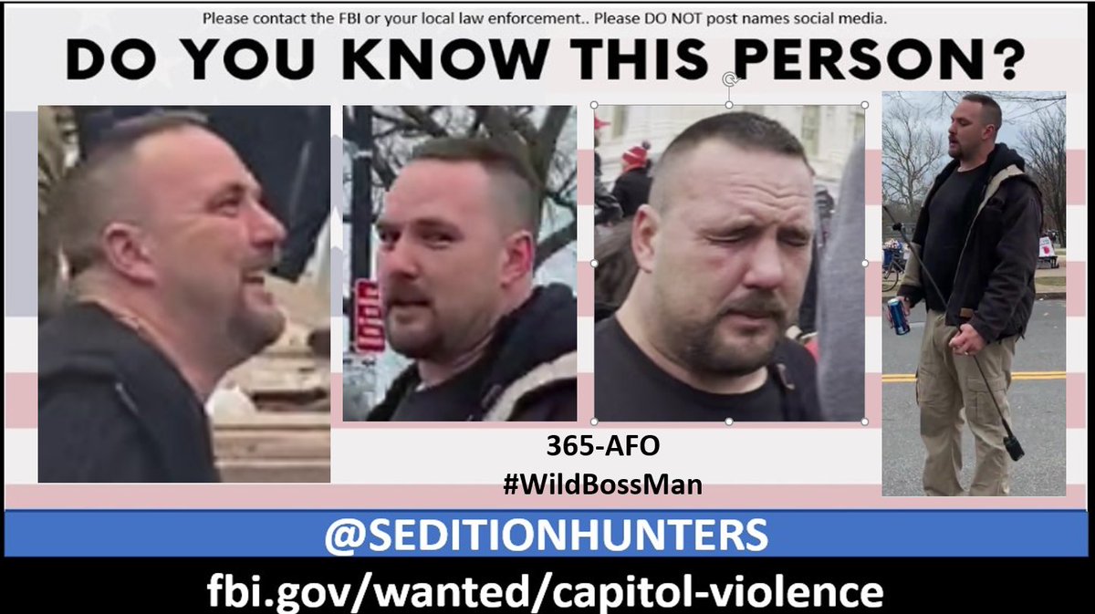 SeditionHunters's tweet photo. Please share across all platforms. Do you Know this man?? Please contact the FBI with 365-AFO #WildBossMan #DCRiot #CapitolRiot #DomesticTerrorism https://t.co/31k4N1r5Oa #DoYouKnow https://t.co/QwWNZRuFoE
