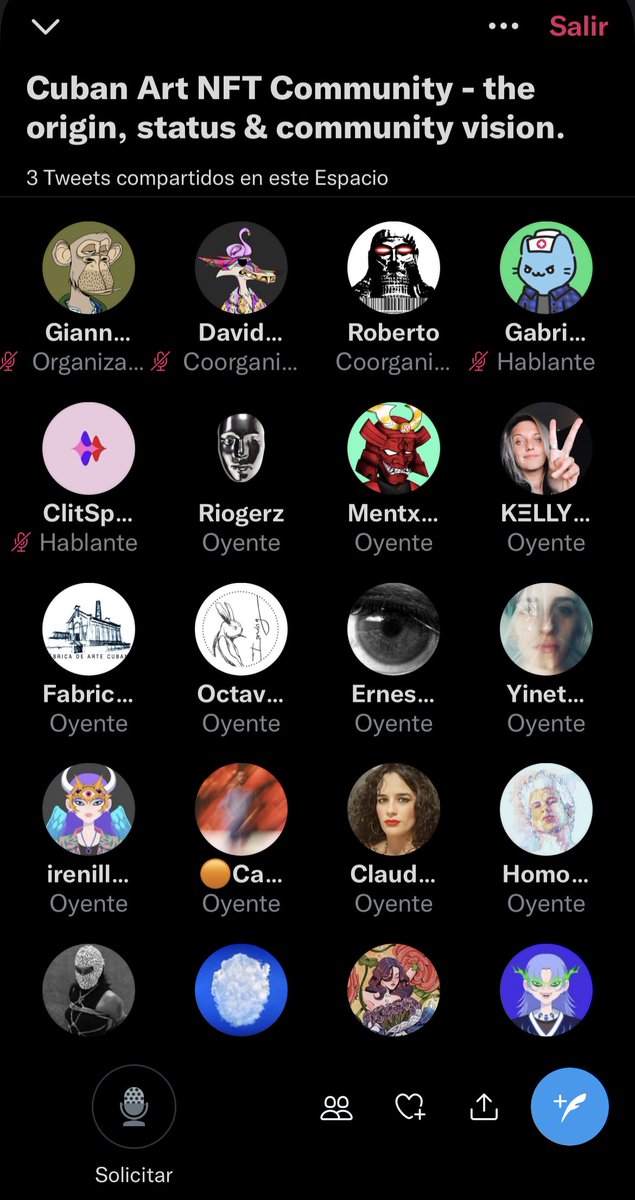 riogerart's tweet photo. grateful to be part of this community:)
@GianniDalerta
@DavidUlloaCuba @arsubanipal666 @GGBIANCHINI @ClitSplash
@mentalist420
@fabricadeartecu
@octavioirving2
@ErnestCisneros1
@yinet_pereira
@Irenillart @CarlosVil9 @cpadron_art @HPictur @KinaMatahari https://t.co/RcNImxHAYZ