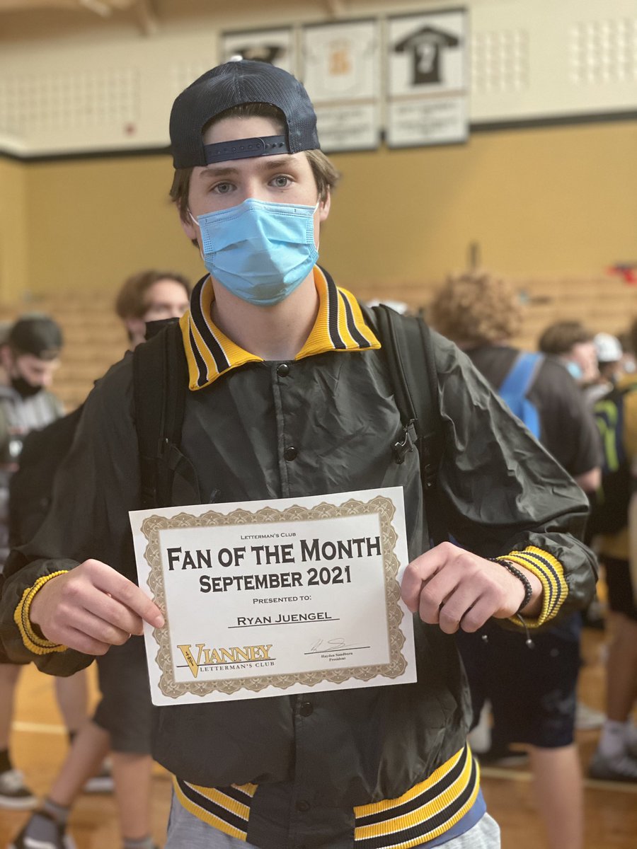 Congrats to senior Ryan Juengel on being named Fan of the Month!