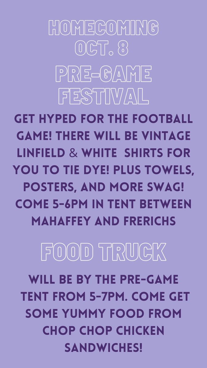 aslu_mac's tweet photo. Get ready for more fun Homecoming activities!!! https://t.co/5WQtndS1ER