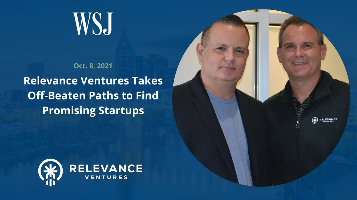 Relevance Ventures (@relevancevc) on Twitter photo Special thanks to <a href="/LauraKreutzer/">Laura Kreutzer</a> and <a href="/WSJ/">The Wall Street Journal</a> for telling our story. We're very proud of the founders and their companies with whom we are honored to work, and humbled that <a href="/WSJ/">The Wall Street Journal</a> took time to help share our mission.
More: loom.ly/rCNjg3c
#wsj #venturecapital #nativeamerican Special thanks to <a href="/LauraKreutzer/">Laura Kreutzer</a> and <a href="/WSJ/">The Wall Street Journal</a> for telling our story. We're very proud of the founders and their companies with whom we are honored to work, and humbled that <a href="/WSJ/">The Wall Street Journal</a> took time to help share our mission.
More: loom.ly/rCNjg3c
#wsj #venturecapital #nativeamerican