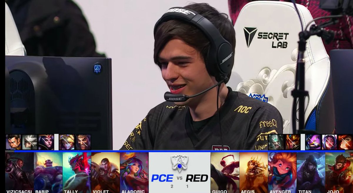 2021Worlds's tweet photo. 🇦🇺PEACE 2️⃣x2️⃣ RED Canids🇧🇷
🇧🇷 Avenger entra e brilha!!!!!
quem vencer agora estará a um passo da fase de grupos!!! 🎇🎆
MVP 🇧🇷 AEGIS🔥
#Worlds2021 #TITANDAY https://t.co/efaTZ0UmP7