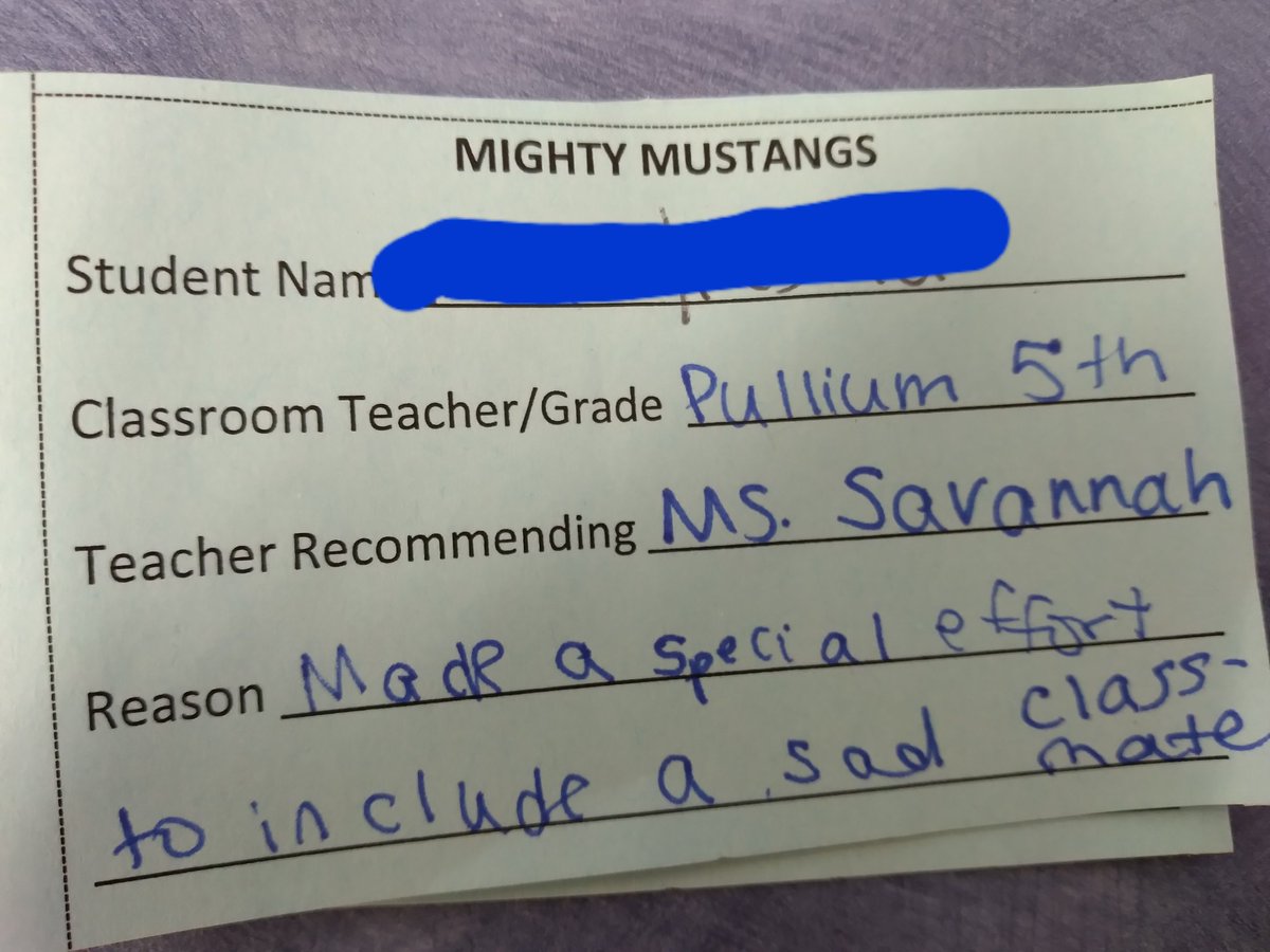 Be nice to my students and I'll be happy! I'm stoked about blue tickets. #WeBelieveInBRE #ScholarsFirst