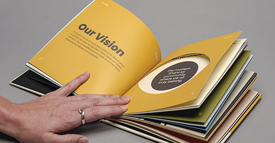 CommArts's tweet photo. CA Winner: Interactivity in print design captures employees’ minds and hearts in @lrxdAGENCY’s identity program for Westerra Credit Union. https://t.co/MJCvIrr5nE https://t.co/OPdaAuiRQF