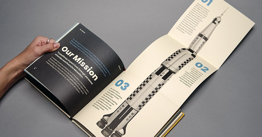 CommArts's tweet photo. CA Winner: Interactivity in print design captures employees’ minds and hearts in @lrxdAGENCY’s identity program for Westerra Credit Union. https://t.co/MJCvIrr5nE https://t.co/OPdaAuiRQF