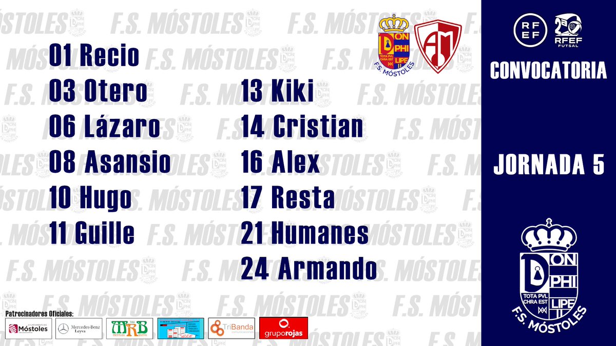 Mañana en pista con:
<a href="/alvarorecio/">Alvaro Recio</a> 
<a href="/otero333/">marquitos..</a> 
<a href="/lazar_jorge11/">LAZARO</a> 
<a href="/asensio_8/">Asensio 🇪🇸</a> 
<a href="/hugosgt21/">♐</a> 
<a href="/guille11_8/">ﾒɪ</a> 
<a href="/JorgeKiki7/">Jorge Salcedo</a> 
<a href="/_criistiian14_/">Criistiian</a> 
<a href="/alexjimenezjj6/">Alejandro Jimenez</a> 
<a href="/alex_resta/">alex resta</a> 
<a href="/_rubeen13/">_rubenmartin</a> 
<a href="/MandiMG7/">Armando García</a> 
Ahora más que nunca Móstoles!!!
#canteraazul