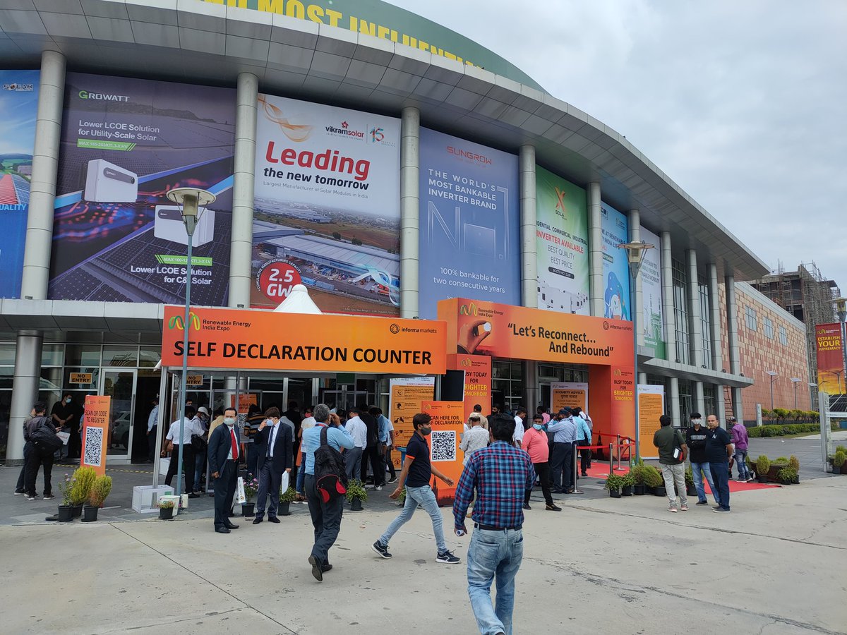 tulsibattery's tweet photo. Our Team visited to Asia's Largest &amp; Most Influential Renewable Energy Expo, Greater Noida Uttar Pradesh last month. #REIExpo #REI2021 https://t.co/CyODBD65LR