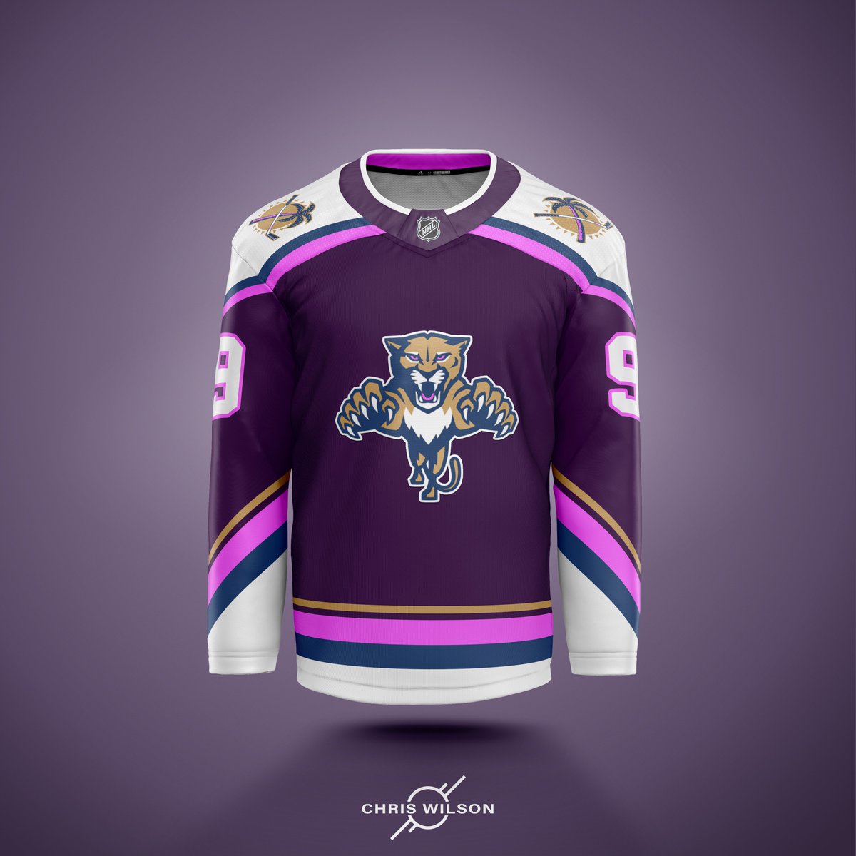 RT @Beaviwi89: Back at the purple again with both purple and pink for the Florida Panthers! https://t.co/KN856IGgDA