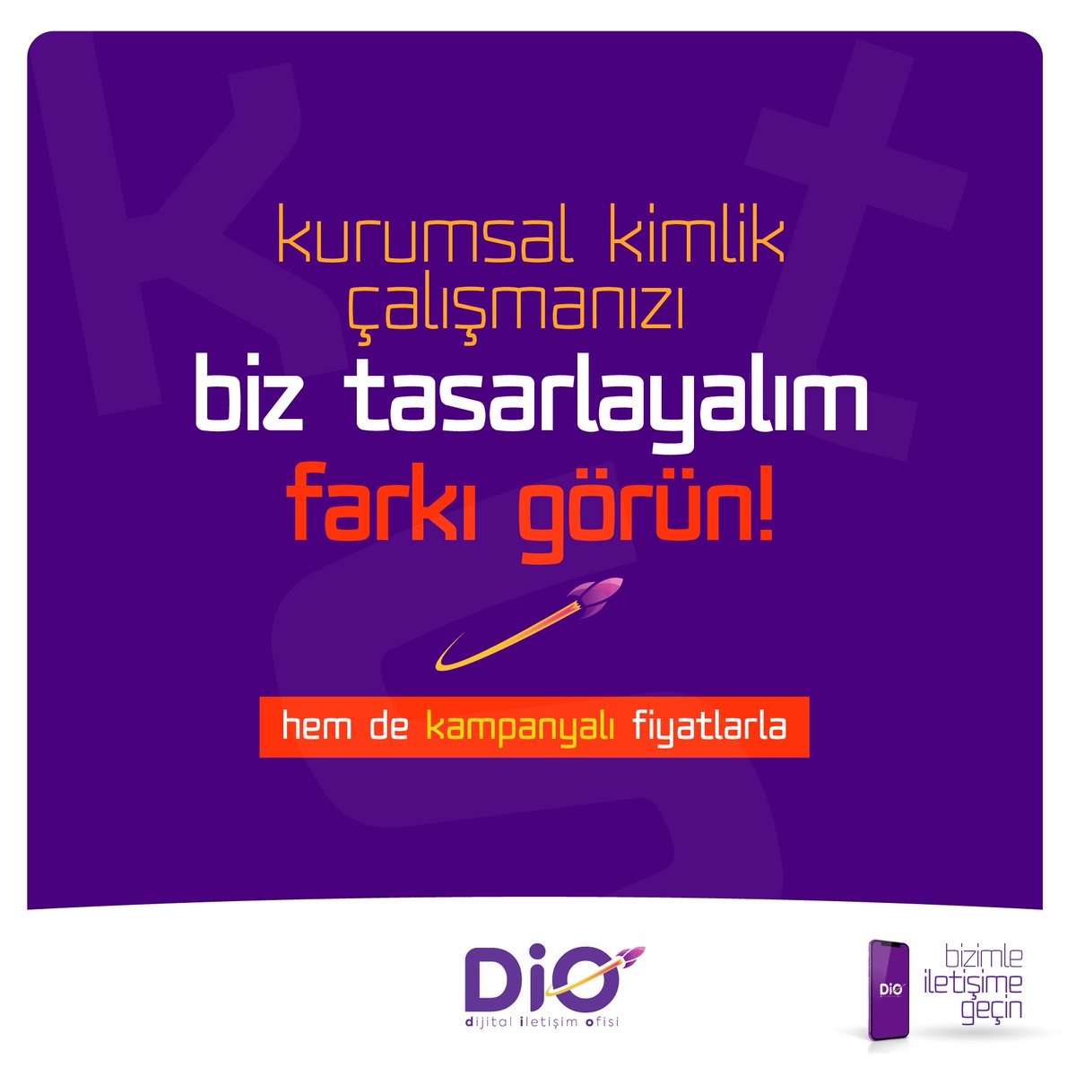 Kurumsal kimlik çalışmanızı biz tasarlayalım farklı görün!

#kurumsalkimlik #kurumsalkimliktasarimi #ajans #medya #reklam #tasarım