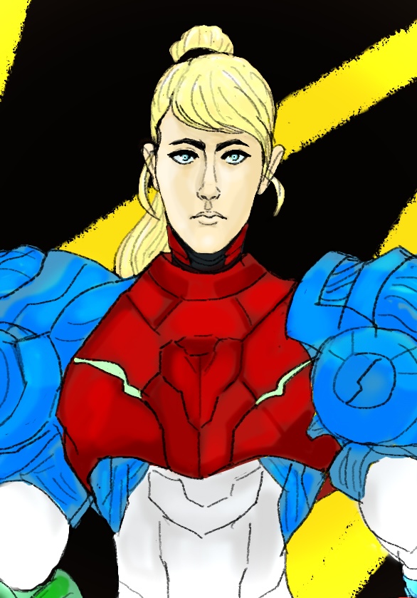 audsloth's tweet photo. Samus fanart to Celebrate Metroid Dread using Cube Brush's free brush pack #metroid #nintendo #samus #metroiddread #nintendoswitch #samusaran #metroidfusion #gaming #videogames #nintendiswitchgames #artwork #fanart #metroidprime #digitalart #marcbrunet #cubebrush #bluefly https://t.co/oIkM6pTZOp